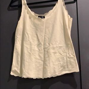 Topshop off white top